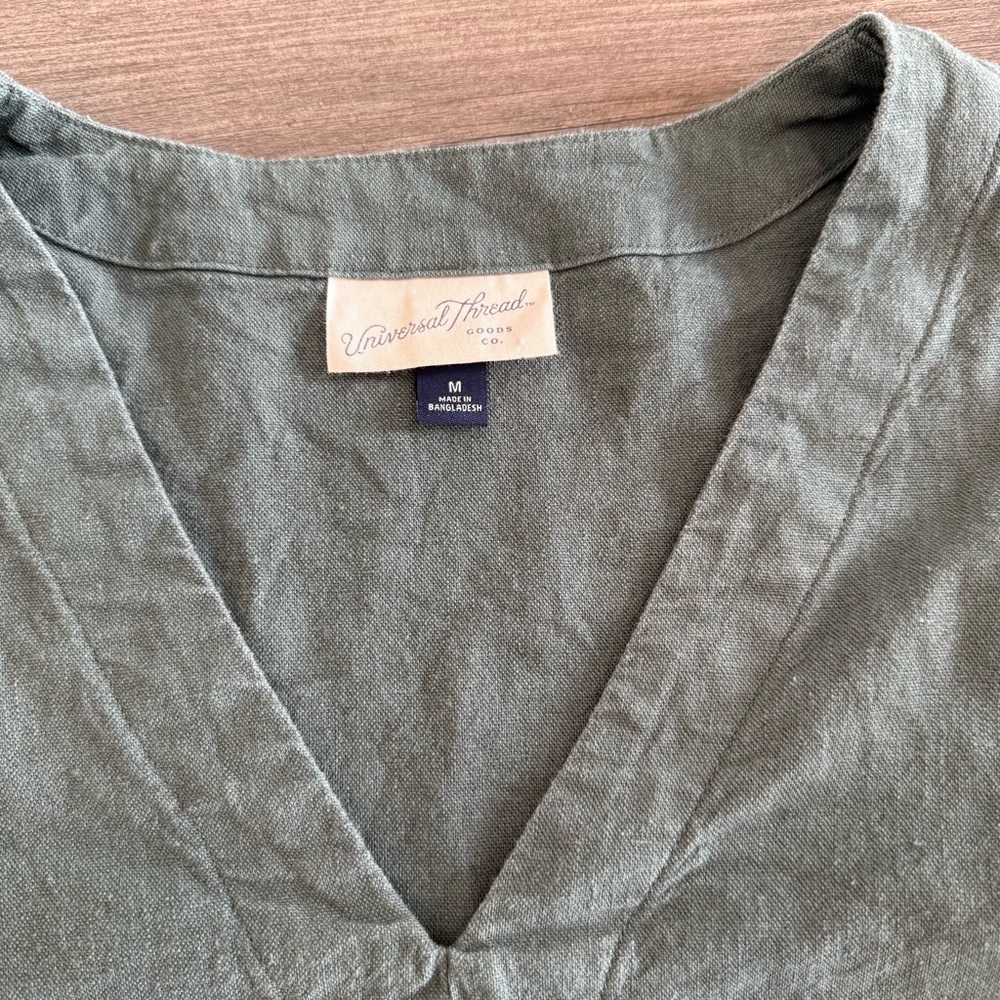 Universal Thread Linen Top - Picture 3 of 4